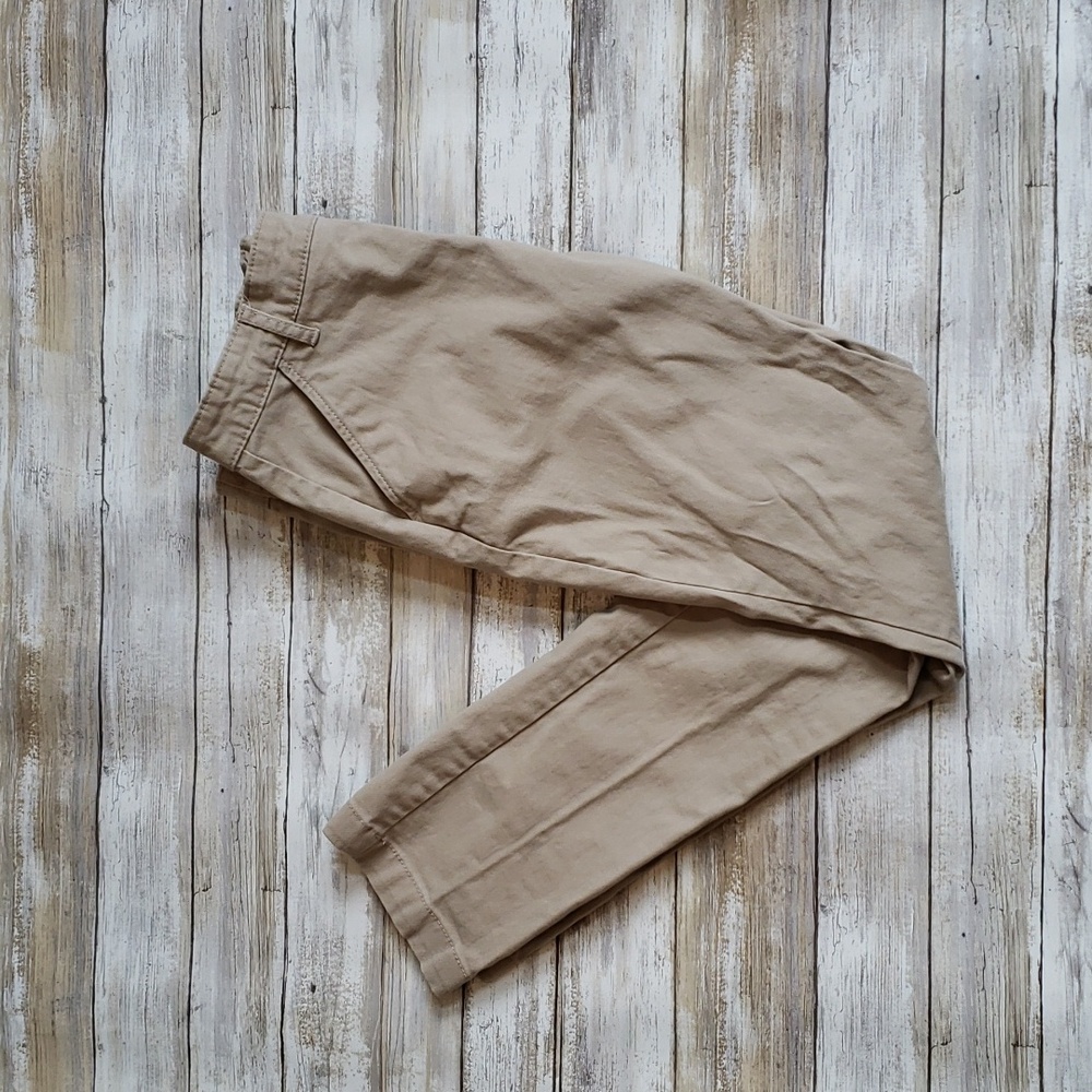 Skinny stretch khakis